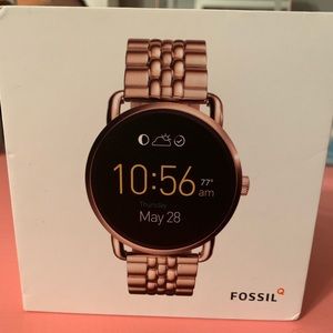 Fossil watch gen 2 smart watch rose gold
